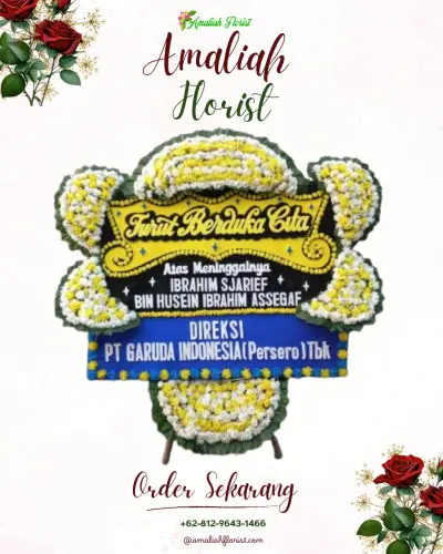 Papan Bunga Duka di Banyumas