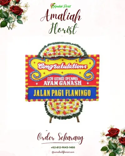 Bunga Papan Congratulation di Banyumas
